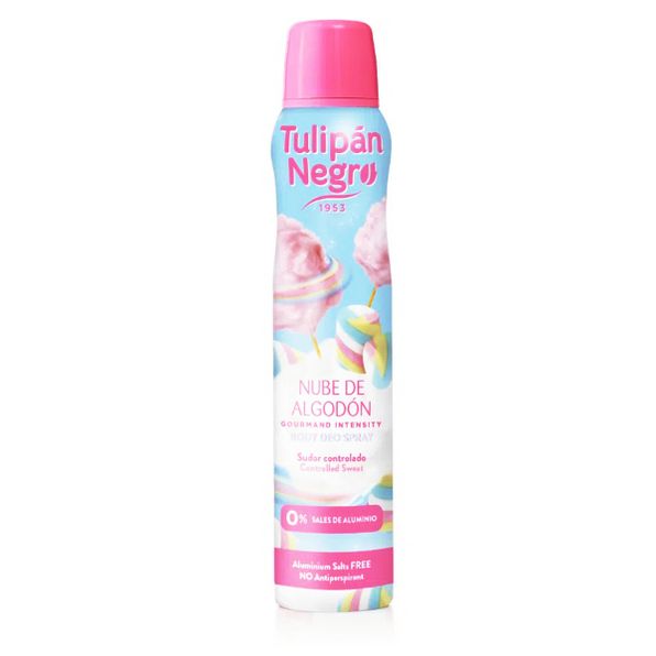 Tulipán Negro telový sprej Nube de Algodón 200 ml